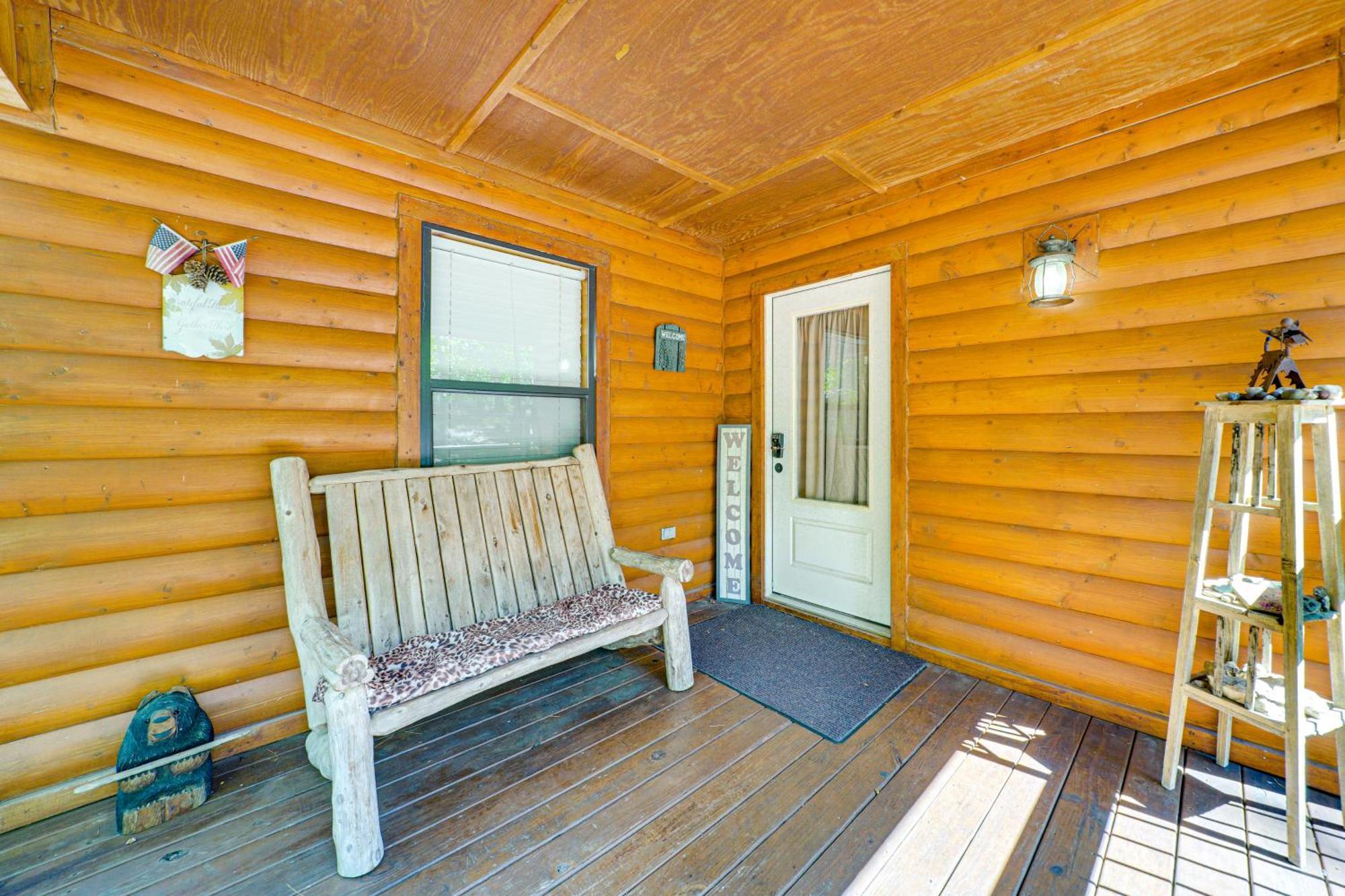 Broken Bow Rental Cabin With Hot Tub And Bar エクステリア 写真