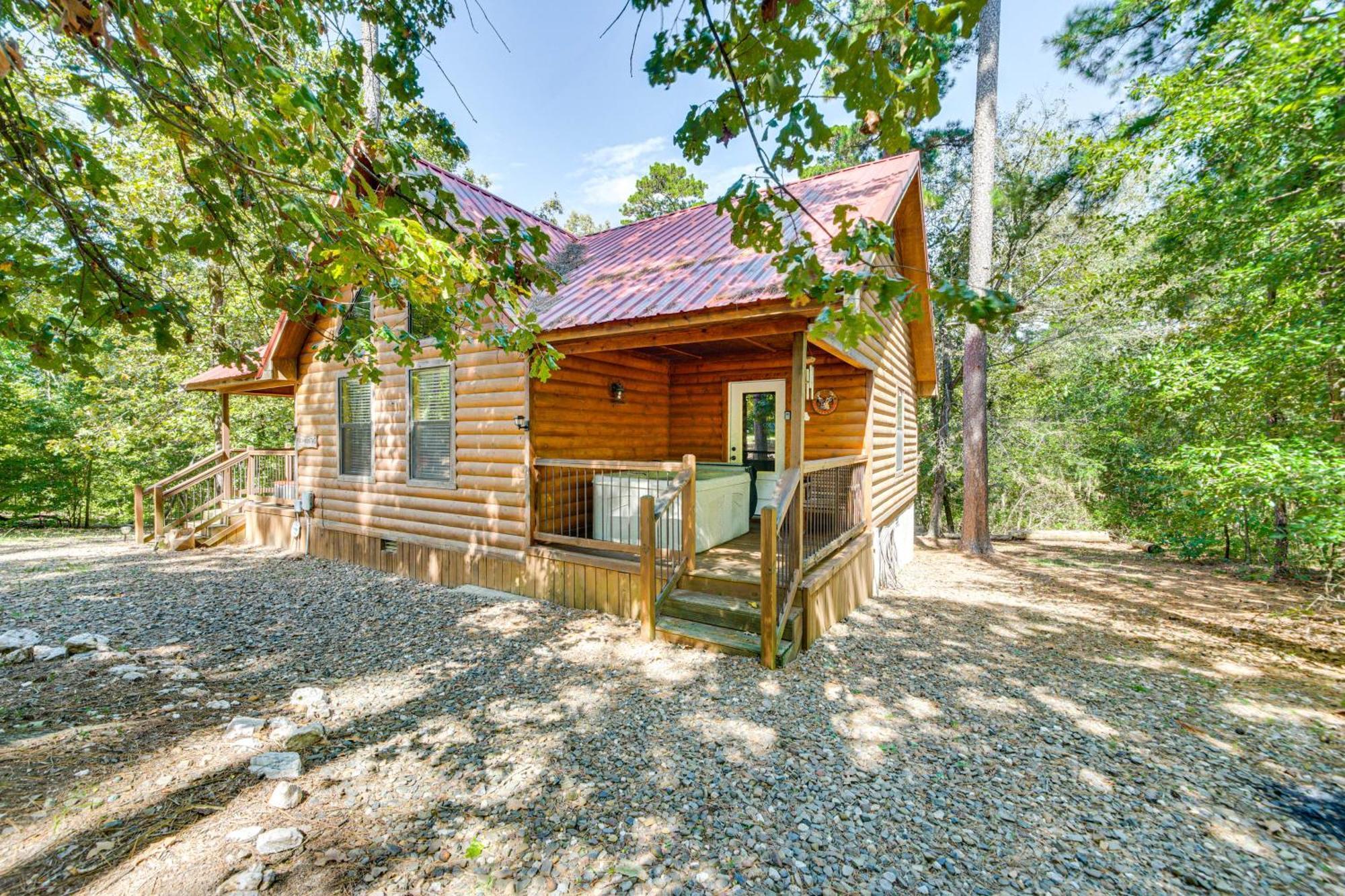Broken Bow Rental Cabin With Hot Tub And Bar エクステリア 写真