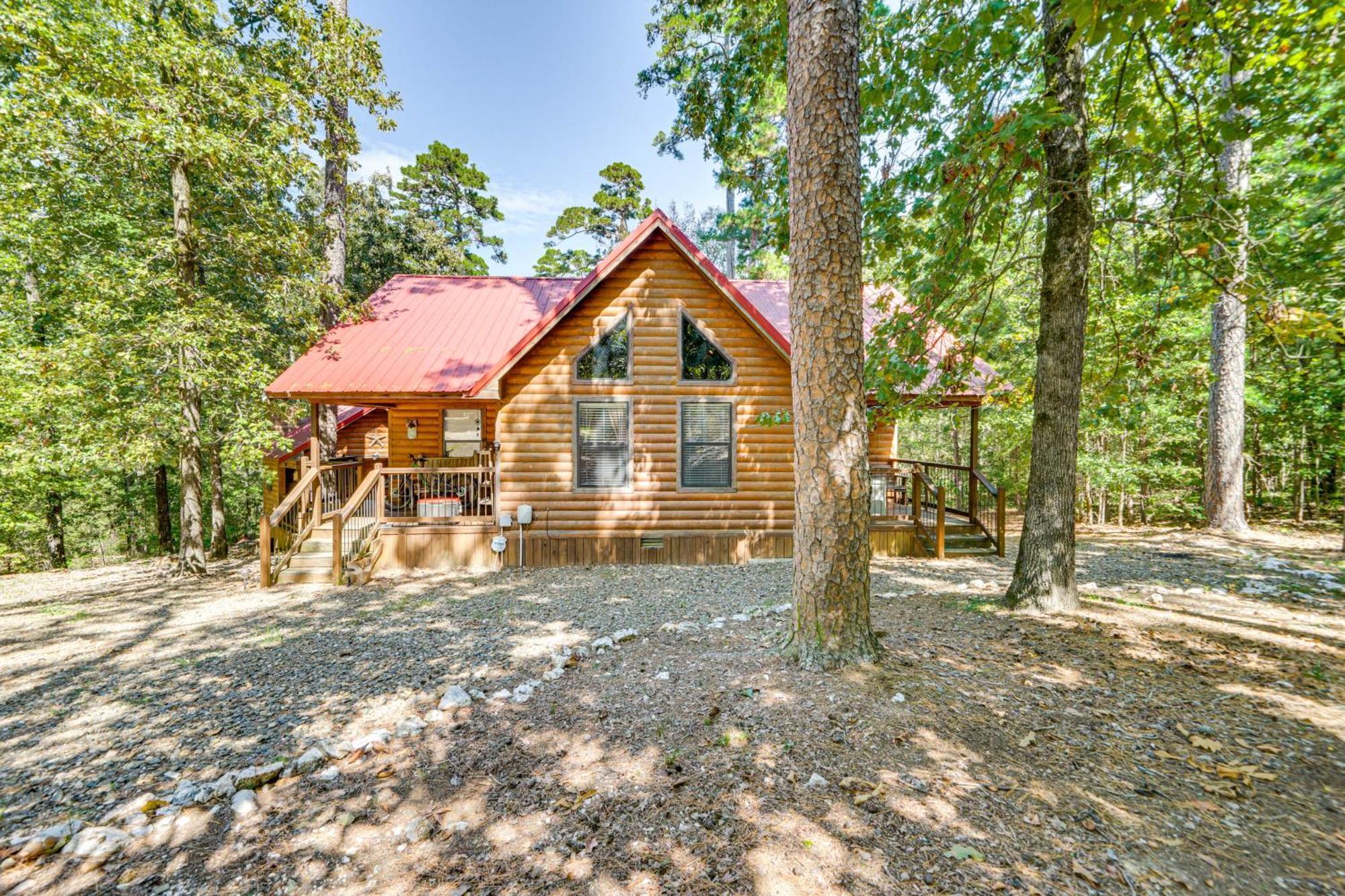 Broken Bow Rental Cabin With Hot Tub And Bar エクステリア 写真