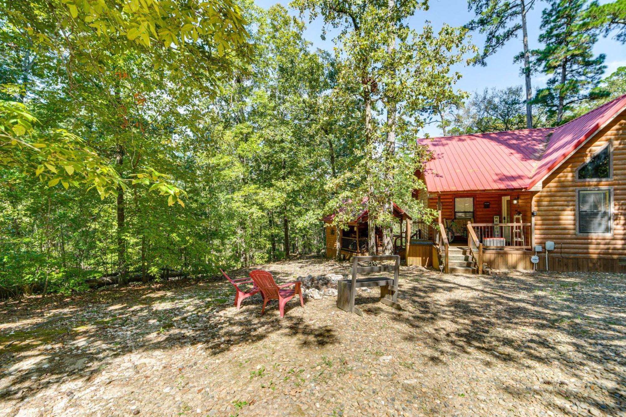 Broken Bow Rental Cabin With Hot Tub And Bar エクステリア 写真